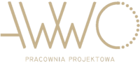 Logo AWWO złote bez tła